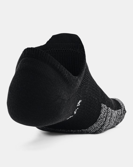 Unisex sokken HeatGear® Ultra Low Tab - 3 paar, Black, pdpMainDesktop image number 2